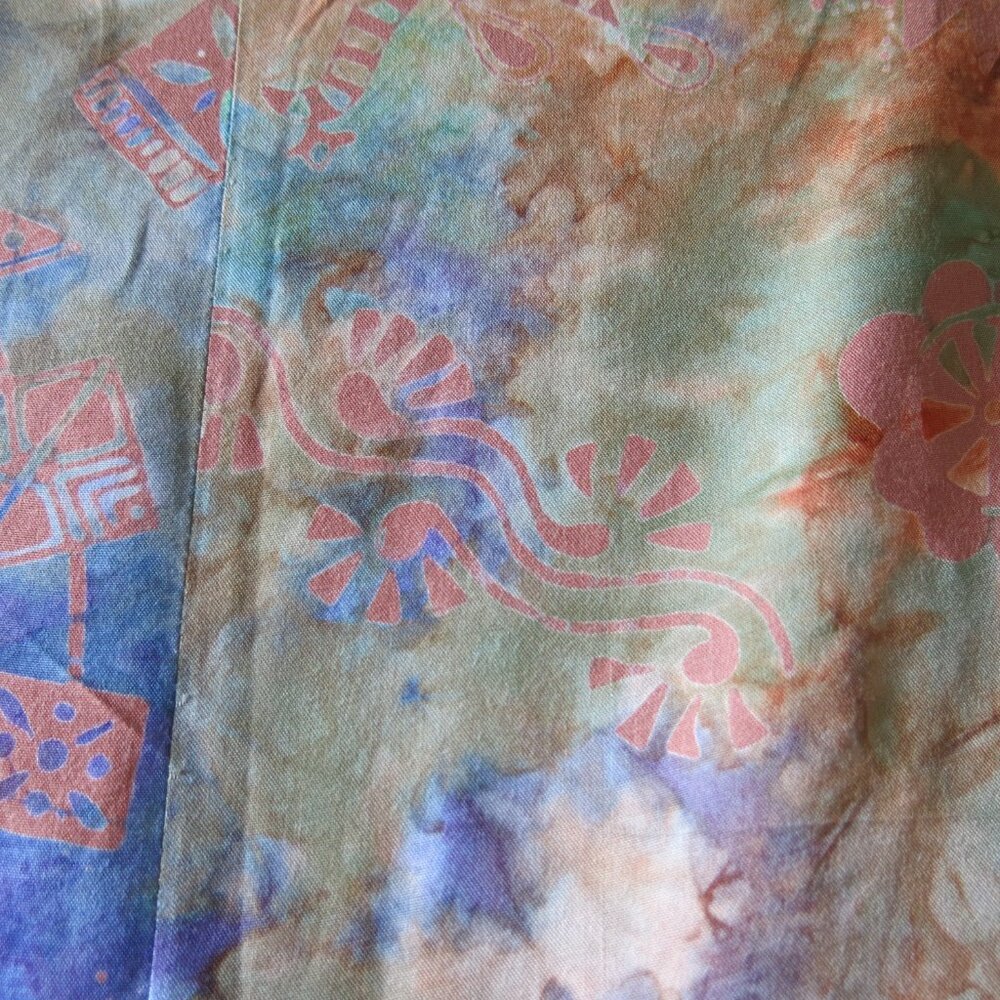 Frivolous by La Blend Hand Made Rayon Maxi Sleeveless Free Spirit Dress Size L - Picture 10 of 11